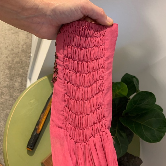 Free People Golden Sun Dress Size Lg. NWOT. Pockets! Make an offer! - Picture 7 of 12